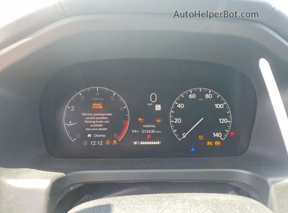 5FNRL6H65SB068843 2025 HONDA ODYSSEY Silver Widok zestawu wskaźników