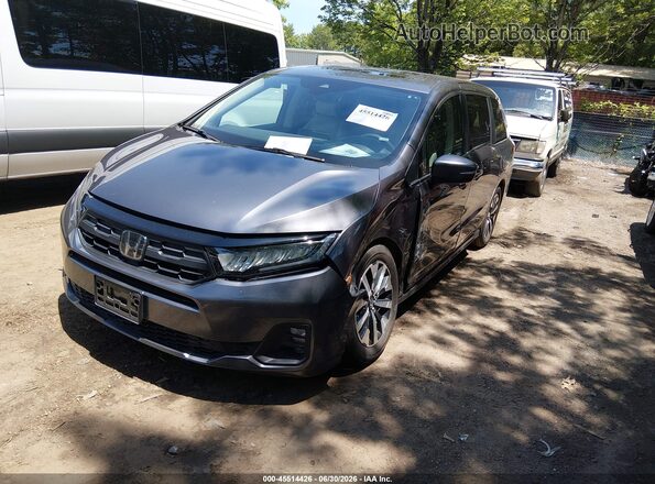 5FNRL6H65SB080149 2025 HONDA ODYSSEY Gray Առջևի ձախ երեք քառորդ տեսարան