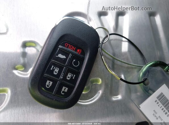 5FNRL6H65SB081768 2025 HONDA ODYSSEY Black Vista del salpicadero