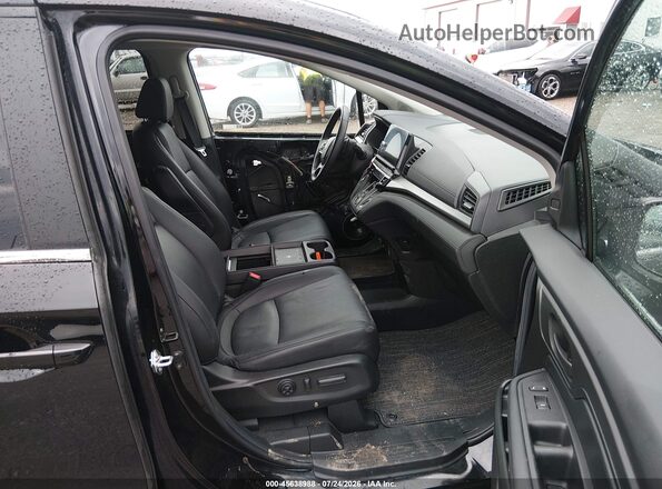 5FNRL6H65SB085951 2025 HONDA ODYSSEY Black წინა სალონის ხედი