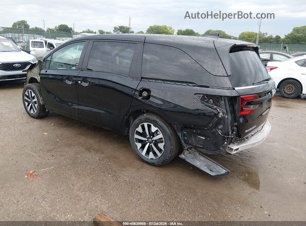 5FNRL6H65SB085951 2025 HONDA ODYSSEY Black უკანა მარცხენა