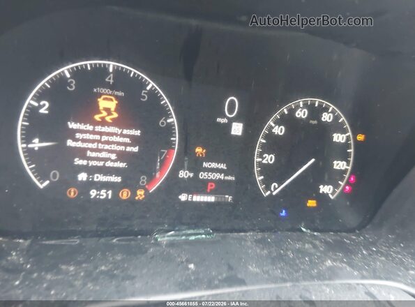 5FNRL6H65SB086520 2025 HONDA ODYSSEY Black Հետևի նստատեղերի տեսք