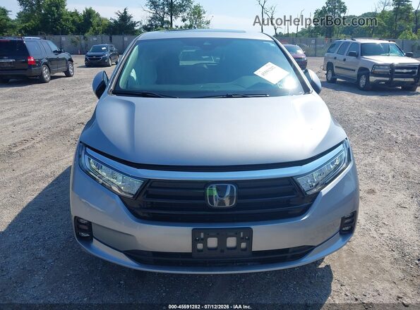 5FNRL6H66RB009925 2024 HONDA ODYSSEY Silver Instrument cluster view