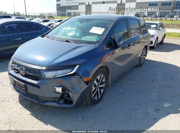 5FNRL6H66TB008104 2026 HONDA ODYSSEY Blue წინა მარცხენა ხედი სამი მეოთხედიდან
