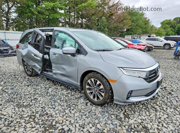 5FNRL6H67RB002076 2024 HONDA ODYSSEY Silver Front right