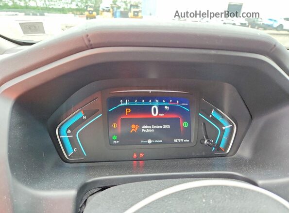 5FNRL6H67RB002076 2024 HONDA ODYSSEY Silver Instrument cluster view