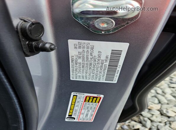 5FNRL6H67RB002076 2024 HONDA ODYSSEY Silver VIN sticker view