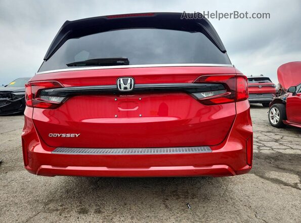 5FNRL6H67SB007963 2025 HONDA ODYSSEY Red Rear view
