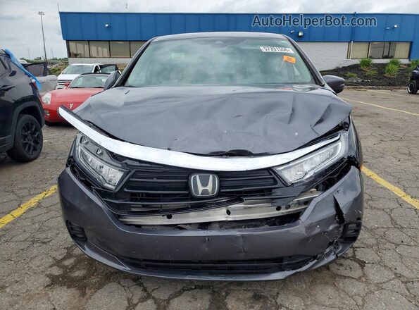 5FNRL6H68PB010653 2023 HONDA ODYSSEY Gray წინა ხედი