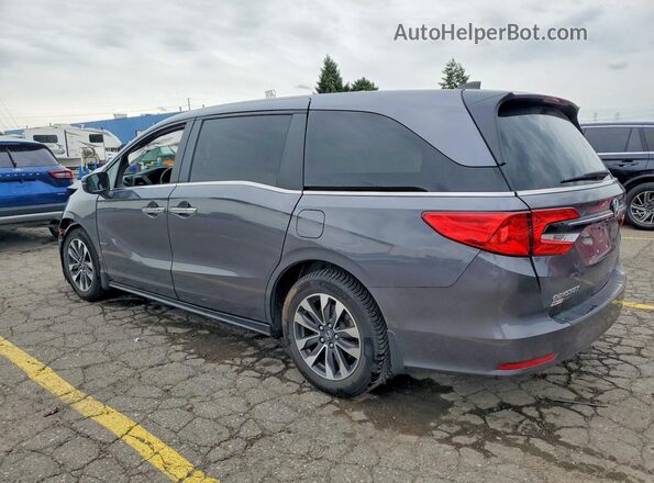 5FNRL6H68PB010653 2023 HONDA ODYSSEY Gray უკანა მარცხენა