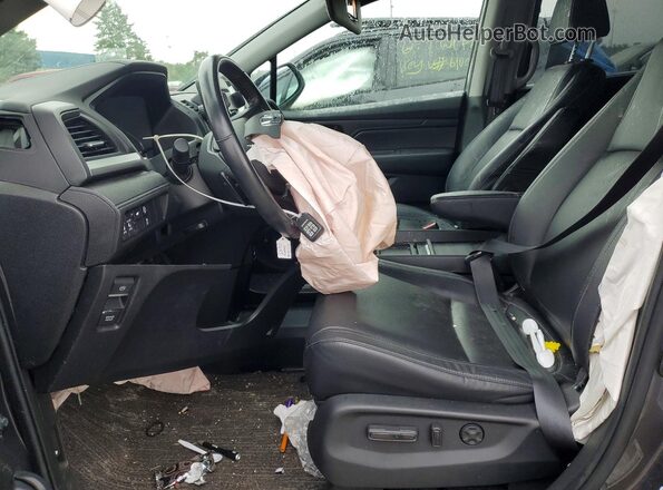 5FNRL6H68PB010653 2023 HONDA ODYSSEY Gray წინა სალონის ხედი