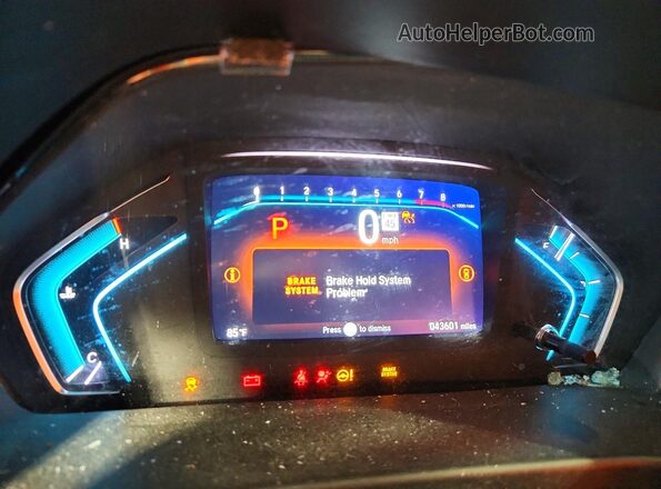 5FNRL6H68PB037545 2023 HONDA ODYSSEY Gray Instrument cluster view