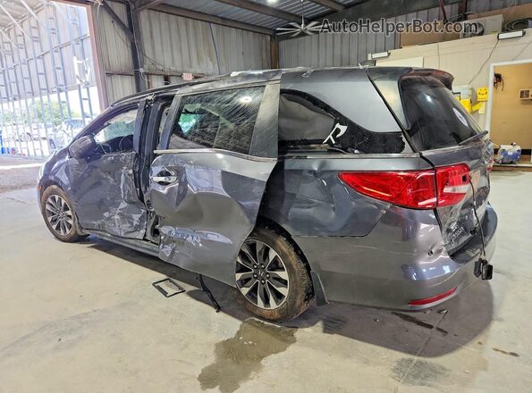 5FNRL6H68PB037545 2023 HONDA ODYSSEY Gray Rear left