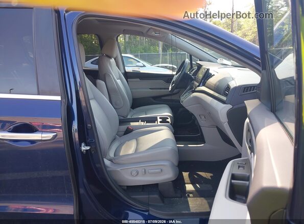 5FNRL6H68PB057438 2023 HONDA ODYSSEY Blue წინა სალონის ხედი