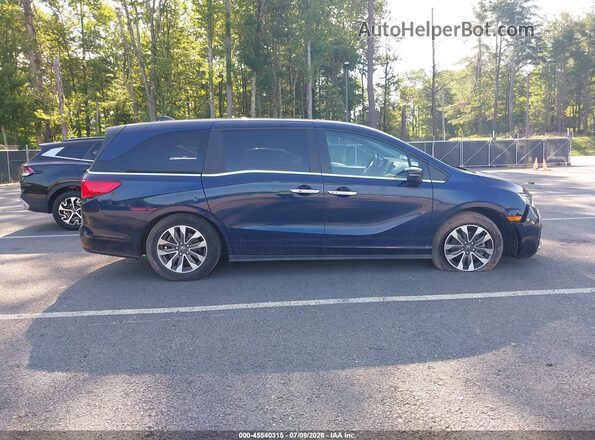 5FNRL6H68PB057438 2023 HONDA ODYSSEY Blue უკანა სალონის ხედი