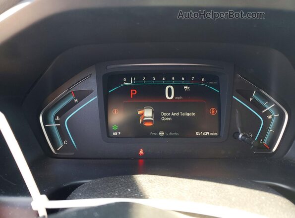 5FNRL6H68RB057653 2024 HONDA ODYSSEY Charcoal Widok zestawu wskaźników