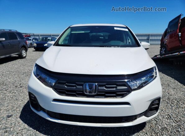 5FNRL6H68SB019460 2025 HONDA ODYSSEY White Դիմացի տեսք