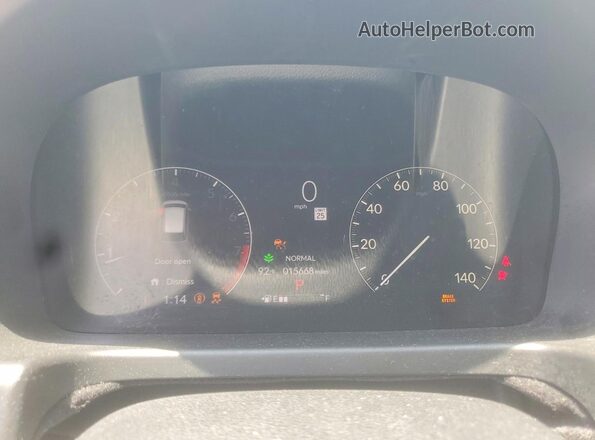 5FNRL6H68SB022875 2025 HONDA ODYSSEY Silver Вид щитка приладів