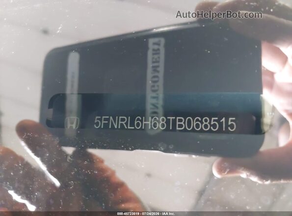5FNRL6H68TB068515 2026 HONDA ODYSSEY White Vista del compartimento del motor
