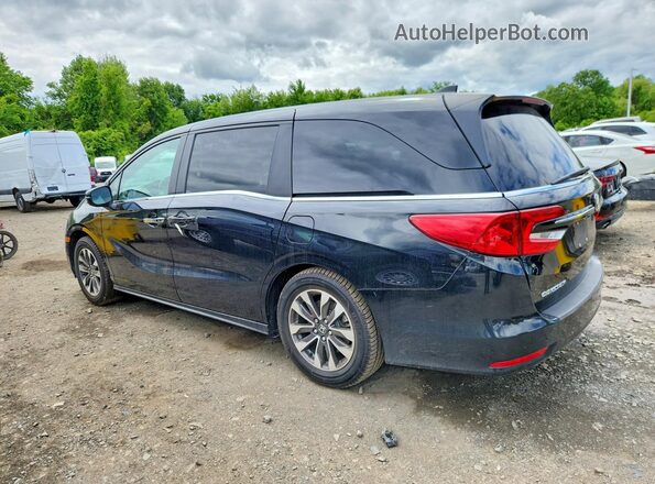 5FNRL6H69PB006644 2023 HONDA ODYSSEY Black უკანა მარცხენა
