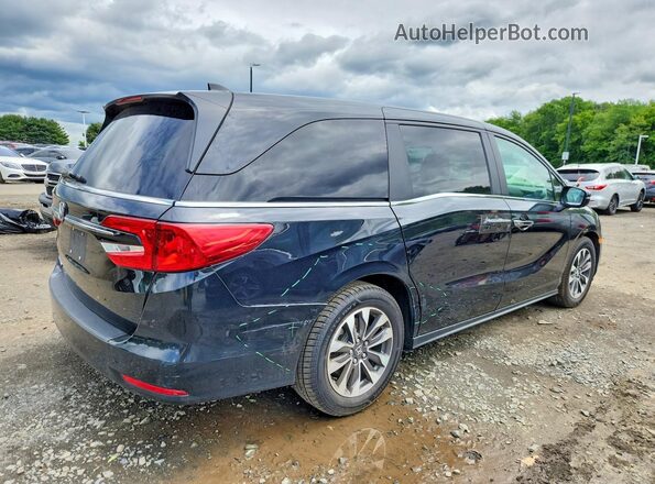 5FNRL6H69PB006644 2023 HONDA ODYSSEY Black უკანა მარჯვენა
