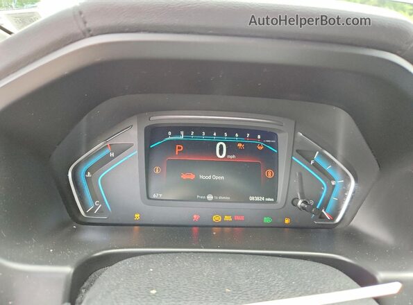 5FNRL6H69PB006644 2023 HONDA ODYSSEY Black ხელსაწყოთა პანელის ხედი