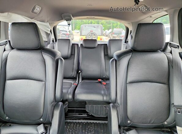 5FNRL6H69PB006644 2023 HONDA ODYSSEY Black უკანა სავარძლების ხედი