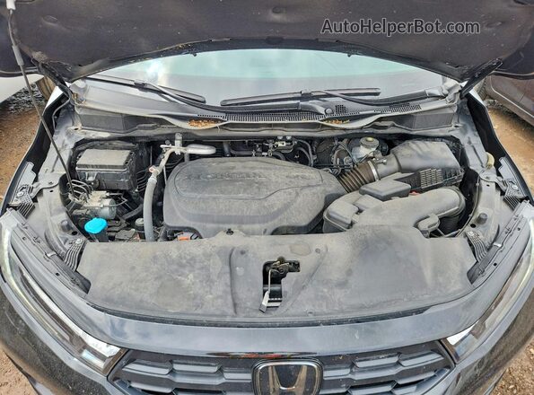 5FNRL6H69SB055335 2025 HONDA ODYSSEY Black Widok komory silnika