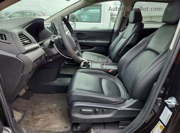 5FNRL6H69SB055335 2025 HONDA ODYSSEY Black Widok wnętrza z przodu