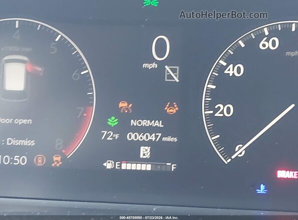 5FNRL6H69TB016925 2026 HONDA ODYSSEY Серебряный Панорамный вид салона 360°