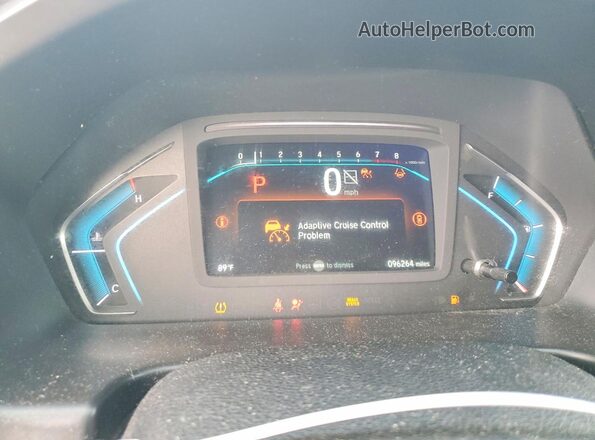 5FNRL6H6XRB007868 2024 HONDA ODYSSEY White Instrument cluster view