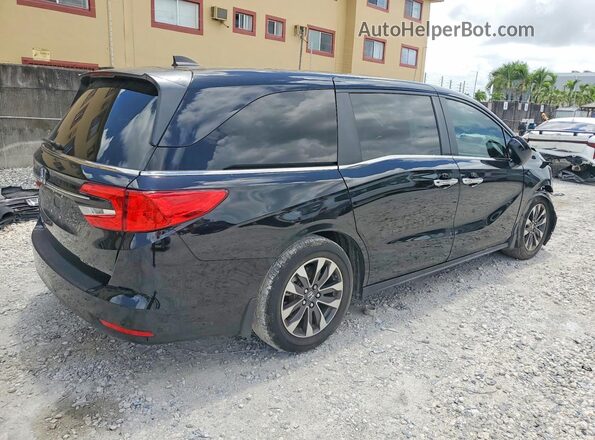 5FNRL6H6XRB052101 2024 HONDA ODYSSEY Black Задня права чверть
