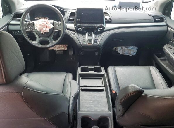5FNRL6H6XRB052101 2024 HONDA ODYSSEY Black Вид панелі приладів