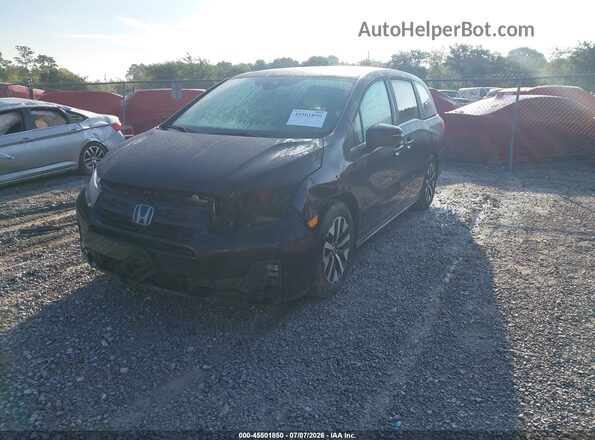 5FNRL6H6XSB086545 2025 HONDA ODYSSEY Black Vista tres cuartos delantera izquierda