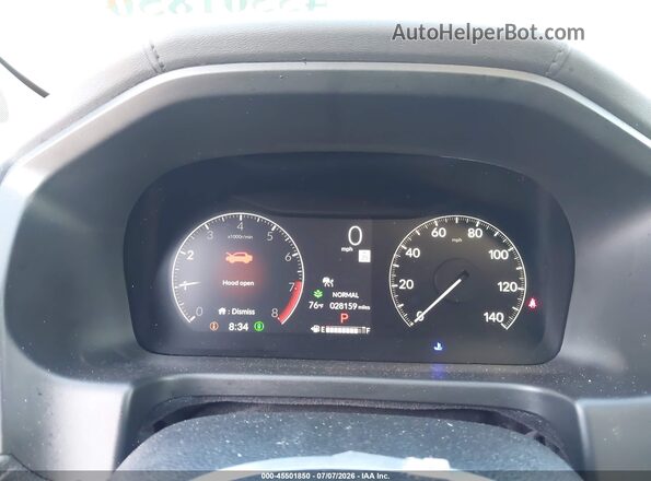 5FNRL6H6XSB086545 2025 HONDA ODYSSEY Black Vista de los asientos traseros