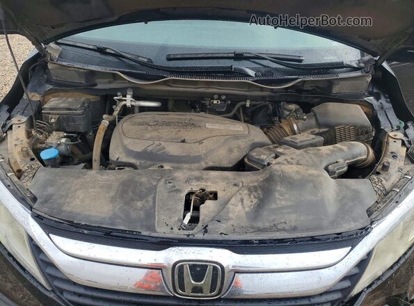5FNRL6H70JB034090 2018 HONDA ODYSSEY Black Շարժիչի բաժամունքի տեսք