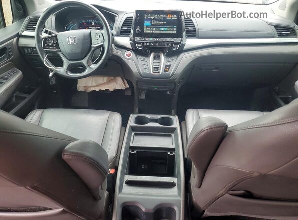 5FNRL6H70JB034090 2018 HONDA ODYSSEY Black Առջևի վահանակի տեսք
