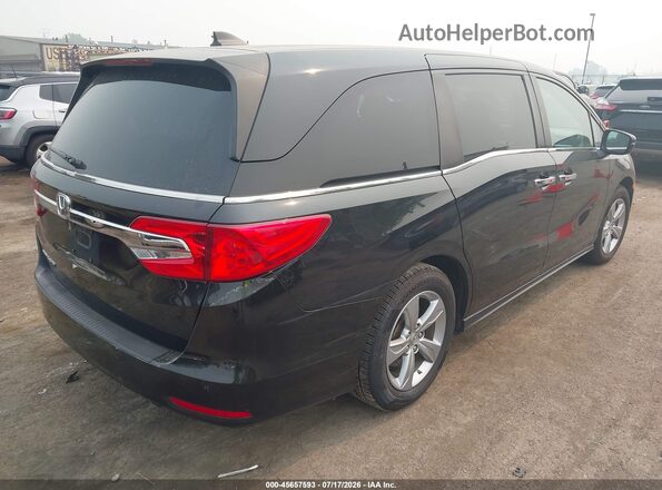 5FNRL6H70JB050645 2018 HONDA ODYSSEY Black უკანა მარჯვენა