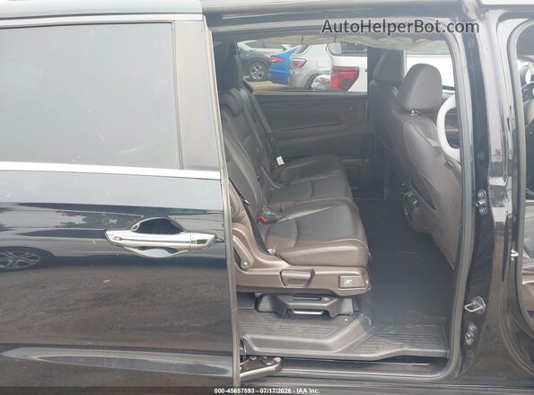 5FNRL6H70JB050645 2018 HONDA ODYSSEY Black VIN კოდის სტიკერის ხედი