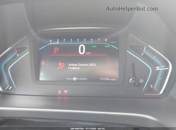 5FNRL6H70JB050645 2018 HONDA ODYSSEY Black უკანა სავარძლების ხედი