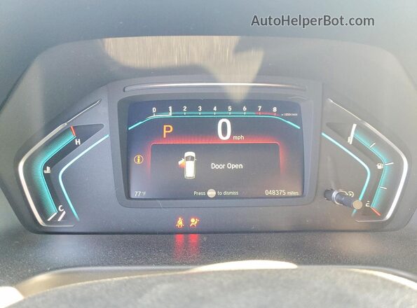 5FNRL6H70JB060253 2018 HONDA ODYSSEY Gray Widok zestawu wskaźników