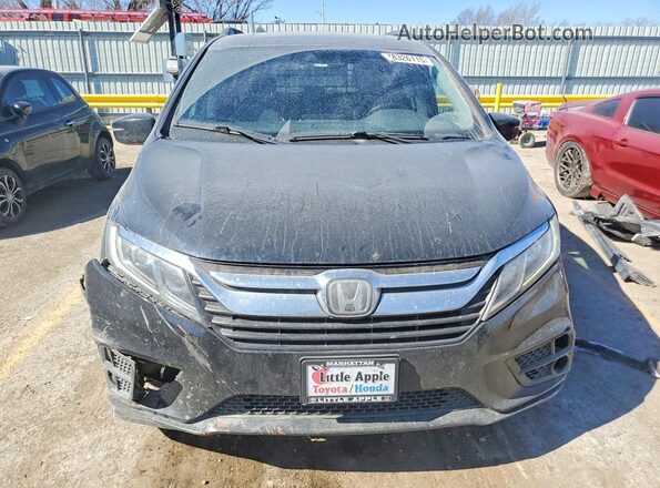 5FNRL6H70JB065193 2018 HONDA ODYSSEY Black წინა ხედი