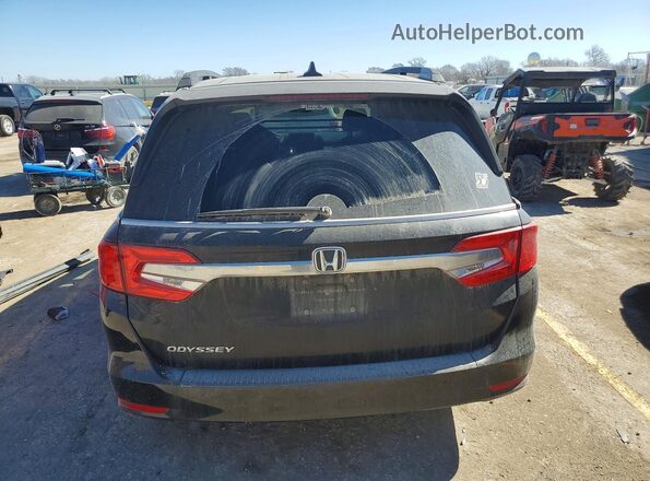 5FNRL6H70JB065193 2018 HONDA ODYSSEY Black უკანა ხედი