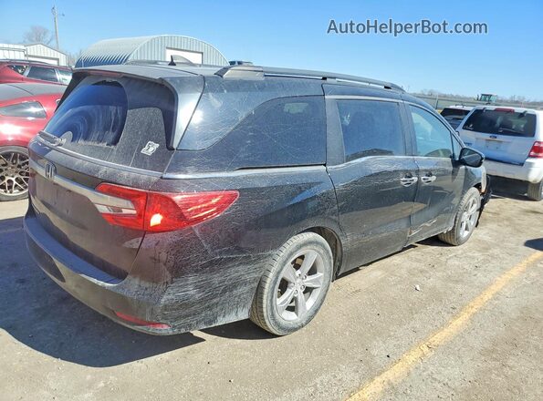 5FNRL6H70JB065193 2018 HONDA ODYSSEY Black უკანა მარჯვენა