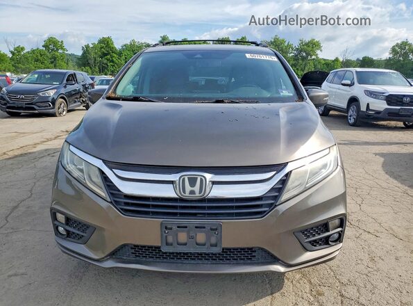 5FNRL6H70JB070183 2018 HONDA ODYSSEY Charcoal Vista frontal