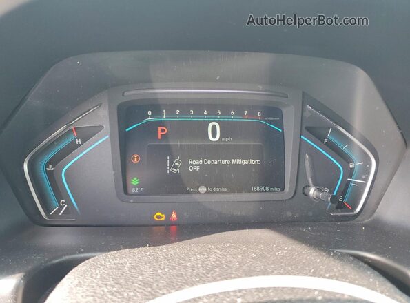 5FNRL6H70JB070183 2018 HONDA ODYSSEY Charcoal Vista del cuadro de instrumentos