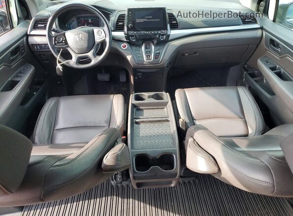5FNRL6H70JB070183 2018 HONDA ODYSSEY Charcoal Vista del salpicadero