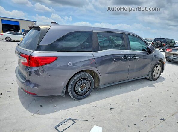 5FNRL6H70JB094029 2018 HONDA ODYSSEY Серый Задняя правая четверть