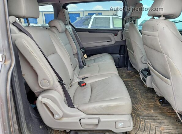 5FNRL6H70JB094029 2018 HONDA ODYSSEY Серый Вид задней части салона
