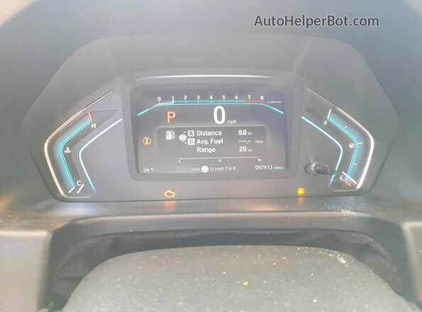 5FNRL6H70JB095343 2018 HONDA ODYSSEY Brown Widok zestawu wskaźników